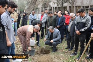 برگزاری آیین درختکاری در دانشکده فنی انقلاب اسلامی 7