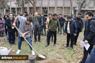 برگزاری آیین درختکاری در دانشکده فنی انقلاب اسلامی 14